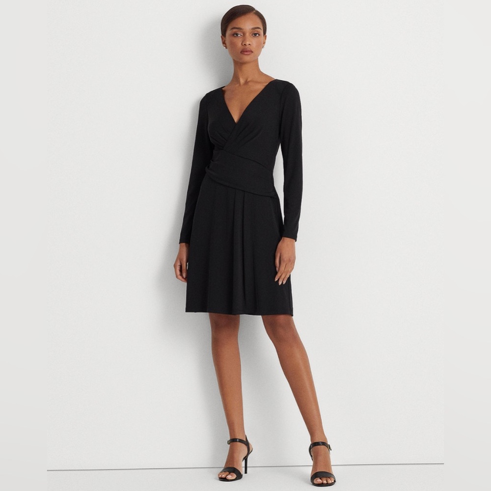 Lauren Ralph Lauren Black Wrap Dress
